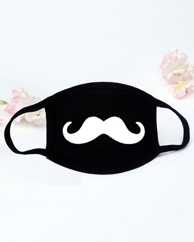 Summer Personalized Black Dust-Proof Thin Cute Mask