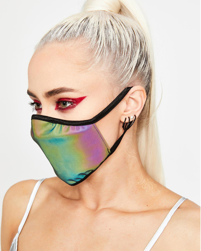Woman Laser Reflective Personalized Masks