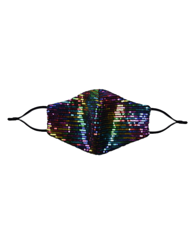 Sequin Masks Thin Section Breathable Colorful Dust-Proof with Filter Insert