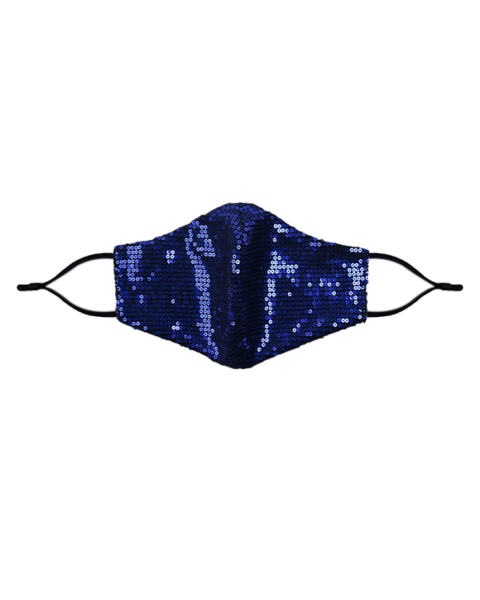 Sequin Masks Thin Section Breathable Colorful Dust-Proof with Filter Insert