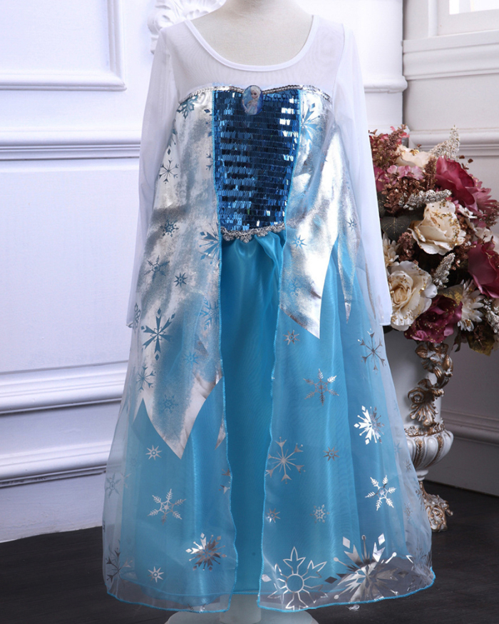 Girls Princess Dress Frozen New Children Dress