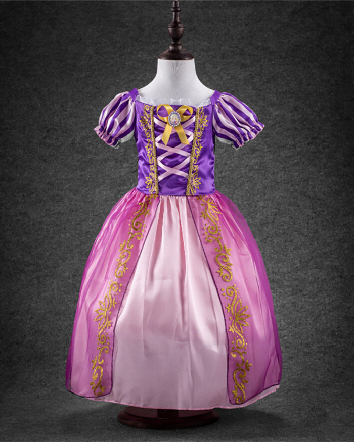 New Cinderella Short Sleeve Children's Dress