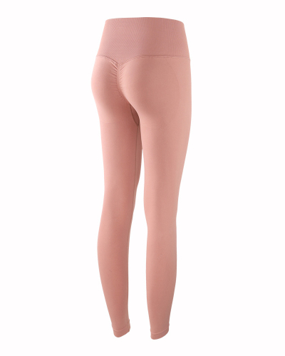 Seamless Skinny Peach Hip Sweatpants High Waist Yoga Pants Multi Color S-XL