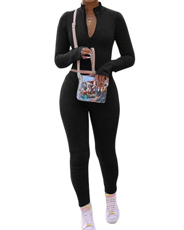 Women Long Sleeve Solid Color V-Neck Pants Sets Two Pieces Outfit Gray Black Wine Red S-2XL