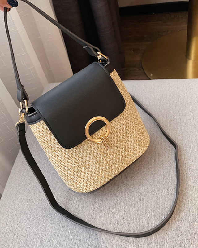 Women Fashion New Southeast Asia Small Straw Knitted Trend One Shoulder Bag