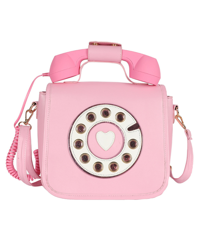 Female Fashion Creative Gradient Color Funny Simulation Phone Messenger Bag