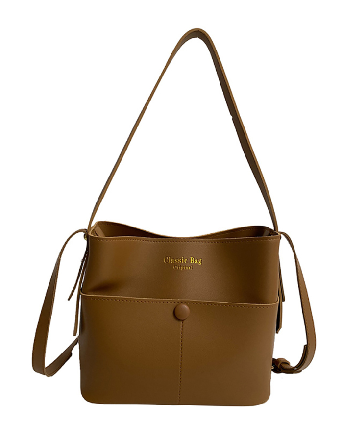 Spring and Summer New Fashion Bucket Bag Retro Messenger Shoulder Bag