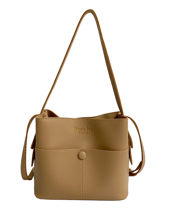 Spring and Summer New Fashion Bucket Bag Retro Messenger Shoulder Bag