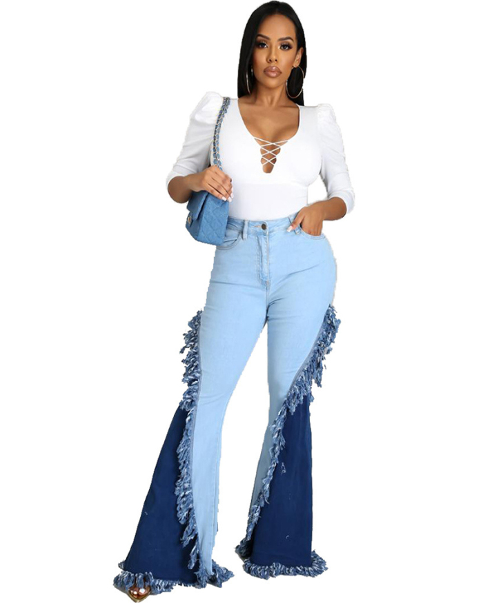Casual Bell Style Women New Jeans Pants S--XXL