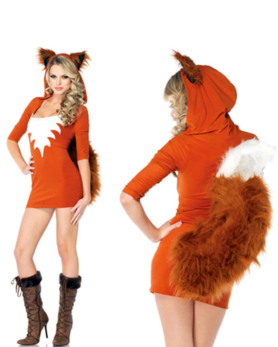 Adult Sexy Foxy Roxy Halloween Costume