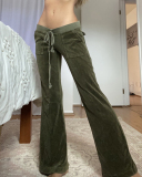 Army green trousers