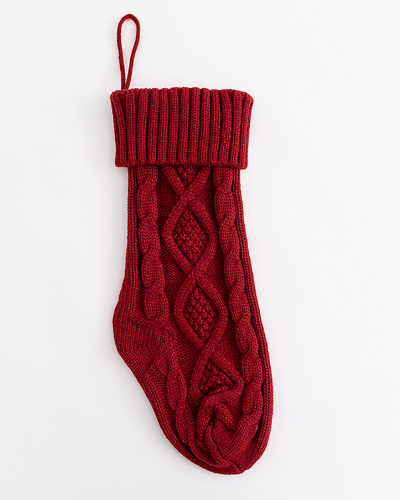 Christmas Big Stocking Candy Knit Gift Decorative Bag(Single)
