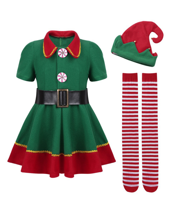 Girls Santa's Helper Costume