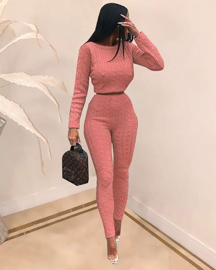 Women Winter Sweater Two Pieces Outfit
