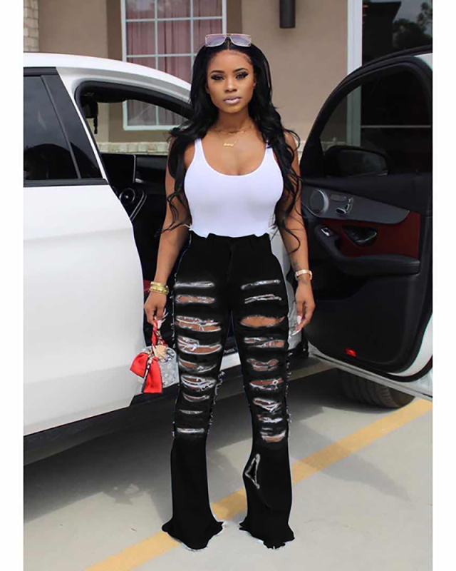 Brun Out Sexy Long Jean Trousers Pants