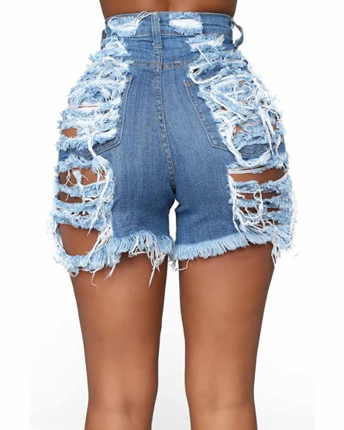 Sexy Burn Out Jean Short