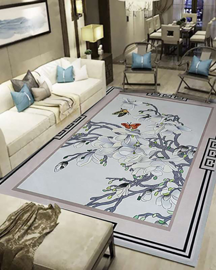 Modern Minimalist Bedroom Living Room Office Carpet Covered Non-slip Floor Mats Washable Carpet Multi Color Multi Size