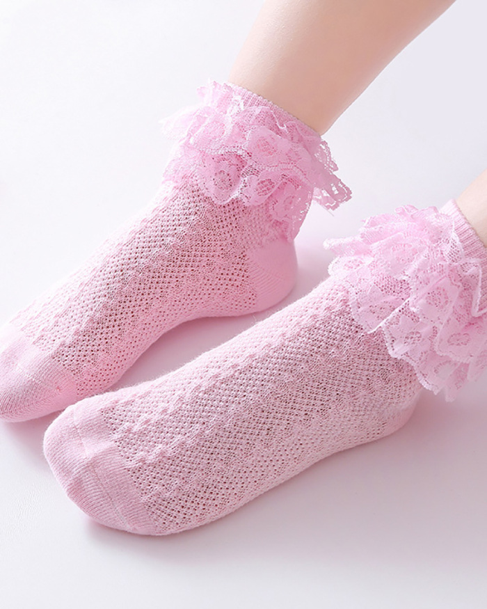 Lace Cute Baby Girl Ruffle Socks