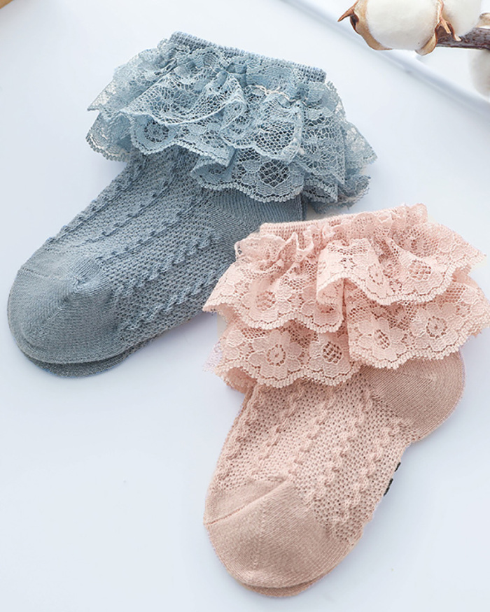 Lace Cute Baby Girl Ruffle Socks