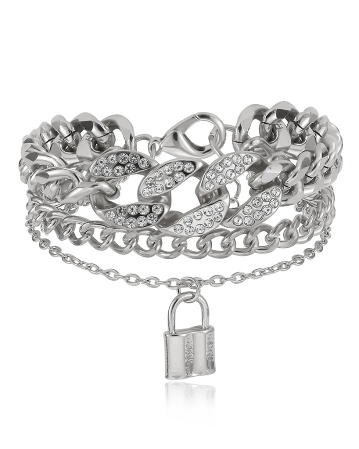 Fashion Jewelry Pendant Bracelet Gold Silver 