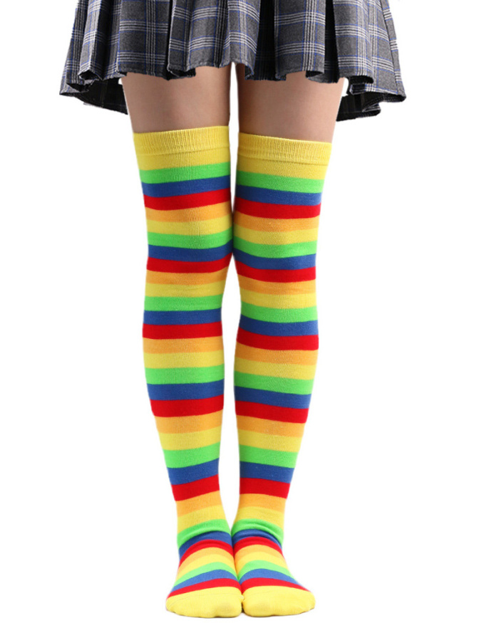 Rainbow Cute Fashion High Stockings