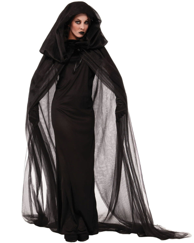 Lady Vampire Ghost Bride Cosplay Uniform Black M-2XL