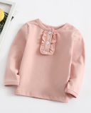 Lace Placket Pink