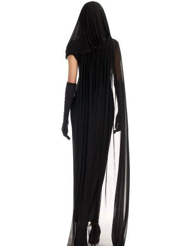 Lady Vampire Ghost Bride Cosplay Uniform Black M-2XL