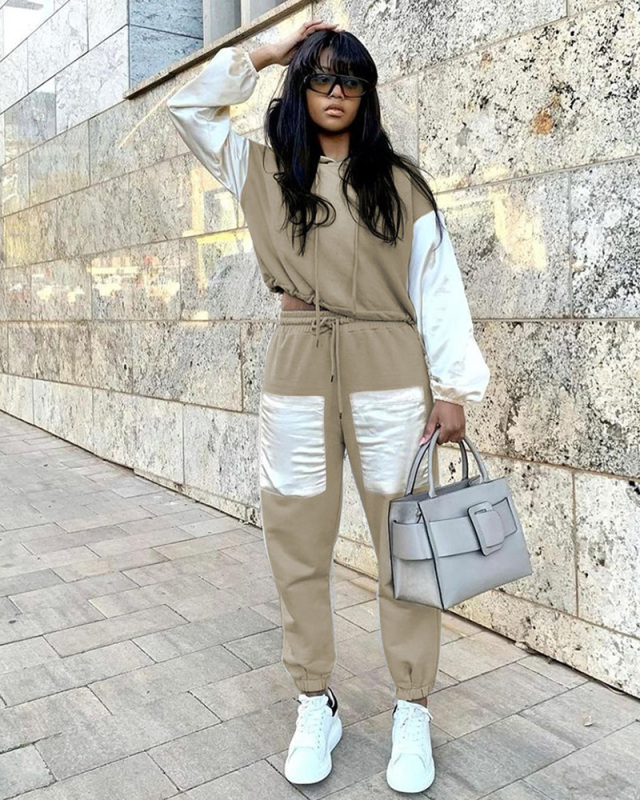 Women Fashion New Arrival Winter Autumn Two Piece Pant Set S-XXL