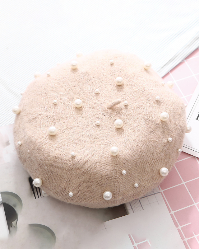 Lady Rivet Winter Pearl Berets 