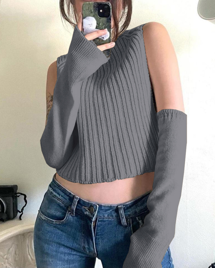 Women Long Sleeve Solid Color Turtleneck Tank Sweater Tops Black Gray White Camel S-XL