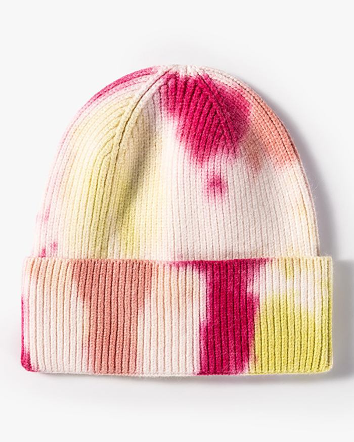 Winter Tie Dye Causal Warm Hat