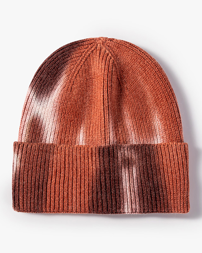 Winter Tie Dye Causal Warm Hat