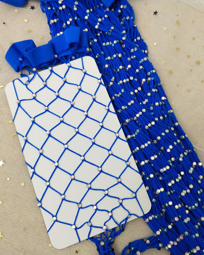 Hot Drilling Big Mesh Long Fishnet Socks Sexy Stockings