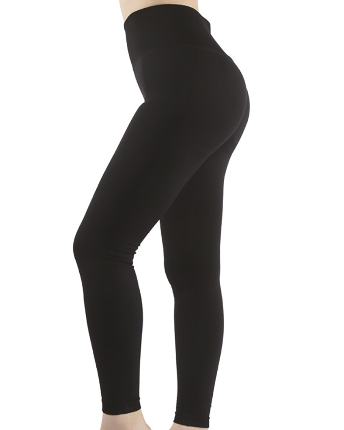Ladies Fashion Double Striped Yoga Seamless Hip-lifting Tights High Waist Sweatpants XS-L