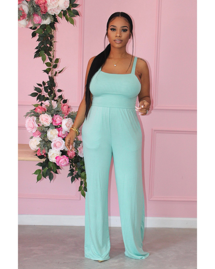 Summer Spring Style Women Loose Jumpsuit S-XXL