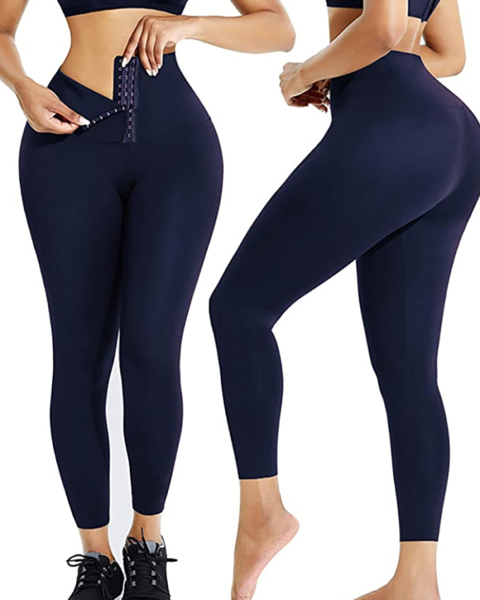 Ladies Fashion New Tight-Fitting Velvet Thickening Abdomen High-Waist Stretch Yoga Pants S-5XL