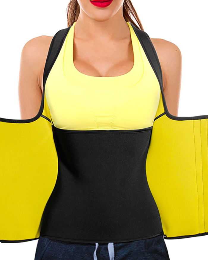 Fashion Pressed Breasted Women's Body Sculpting Vest Cross-border Court Corset Neoprene Belly S-6XL