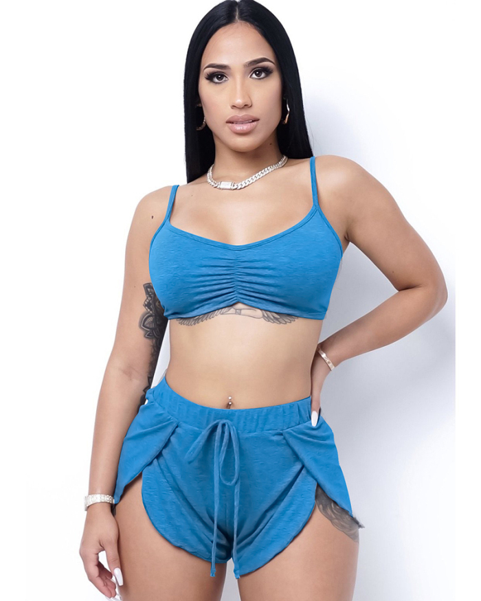 Summer Sporty Women New Two Piece Outfit Set S-XXL
