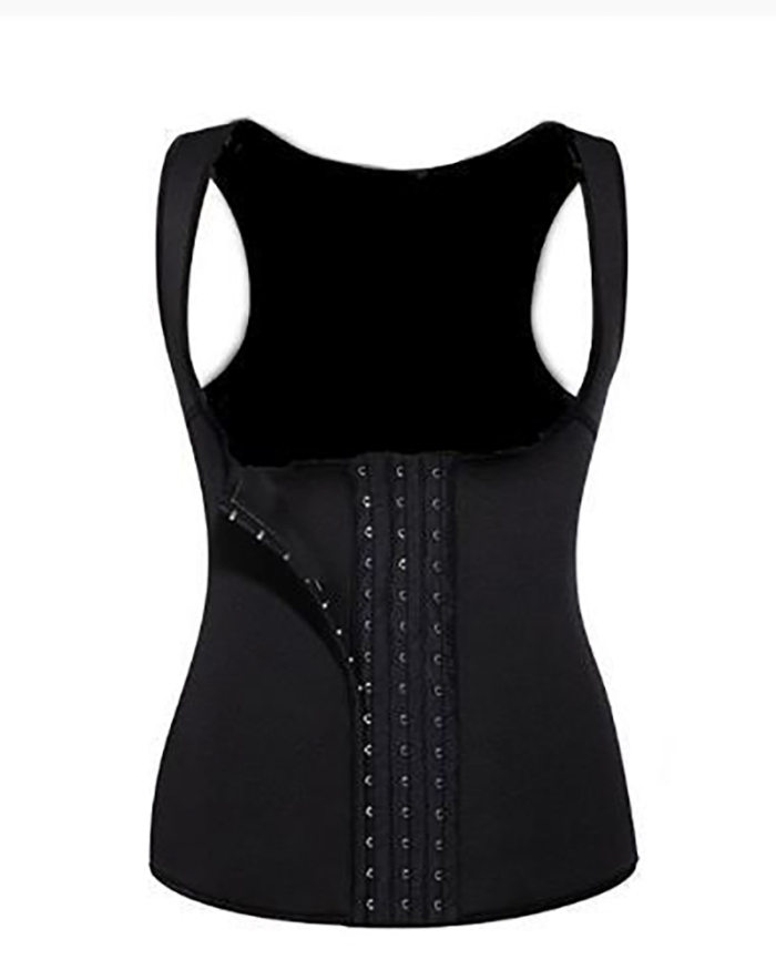 Fashion Pressed Breasted Women's Body Sculpting Vest Cross-border Court Corset Neoprene Belly S-6XL