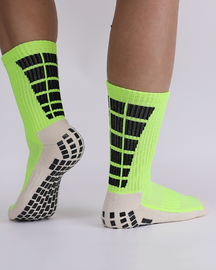 Mid-tube Yoga Socks Non-Slip Thick Sports Socks Wear-Resistant Training Yoga Socks One Size
