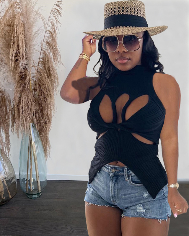 Sleeveless Women Summer Tops S-XL