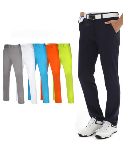 Golf Pants Men's Waterproof New Fashion Breathable Golf Clothing Sports Pants Solid Color XXS-3XL