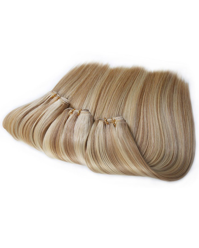Human Hair Straight Mixed Color Inter-color Hair Curtain Virgin Hair