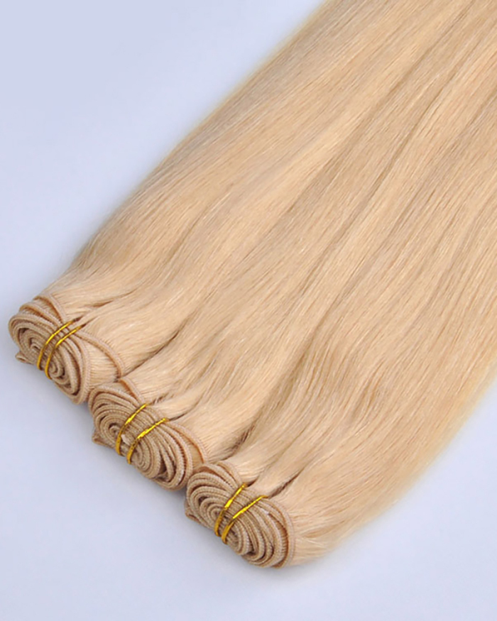 Human Hair Straight Mixed Color Inter-color Hair Curtain Virgin Hair