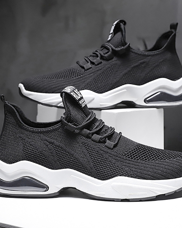 Sneakers Men's New Trendy Shoes Soft Sole Running Shoes Woven Air Cushion  SPORT SNEAKERS 39-44