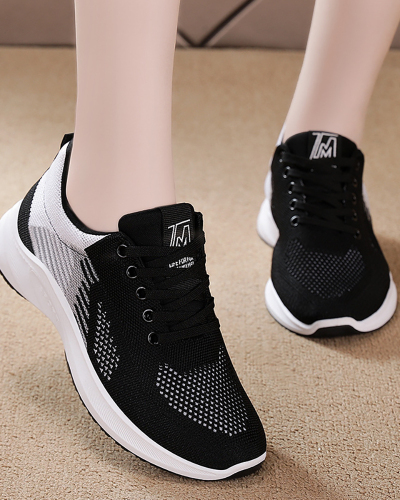 Fashion New Shoes New Breathable Lace Up Fashion Trend Sports SPORT SNEAKERS 35-41