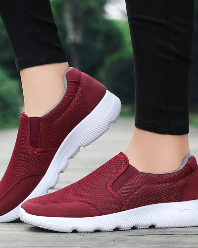 Soft Sole Casual Sports Shoes Soft Single Shoes Women Middle-aged Walking SPORT SNEAKERS 36-41