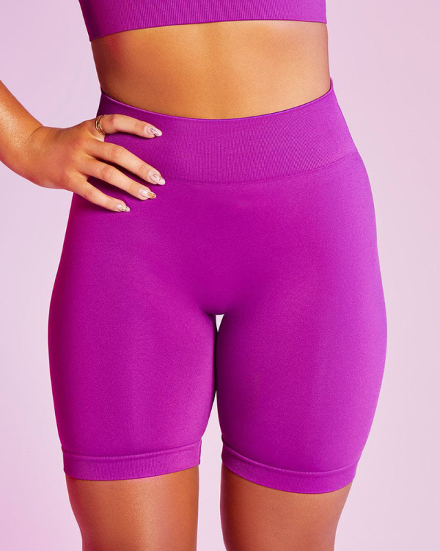 New Women Seamless Yoga Wear Sports Fitness Wear Running Shorts S-L