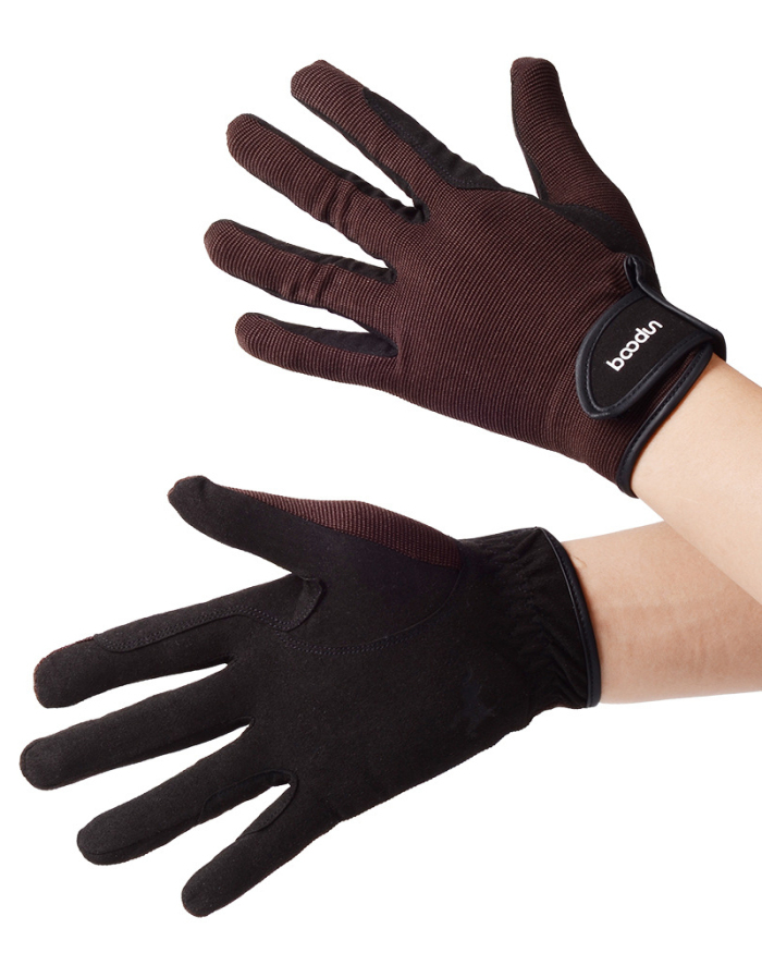 BOODUN New Riding Gloves Wear-Resistant Non-Slip Equestrian Gloves Racing M-L